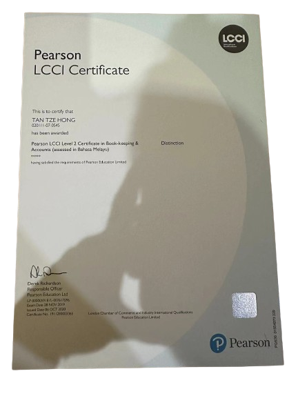 London Chamber of Commerce and Industry (LCCI) Certificate